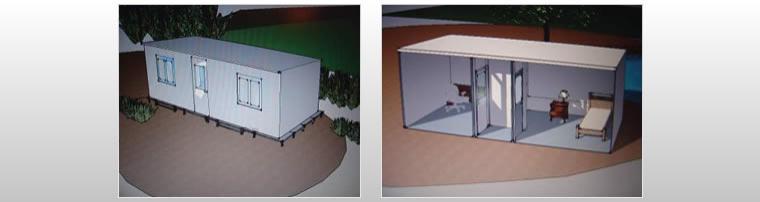 Unit 50220 Modular Transitional Shelter