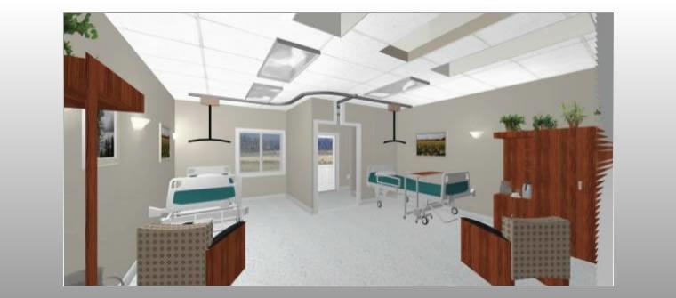 Modular Permanent Hospital Systems - Patients Rooms